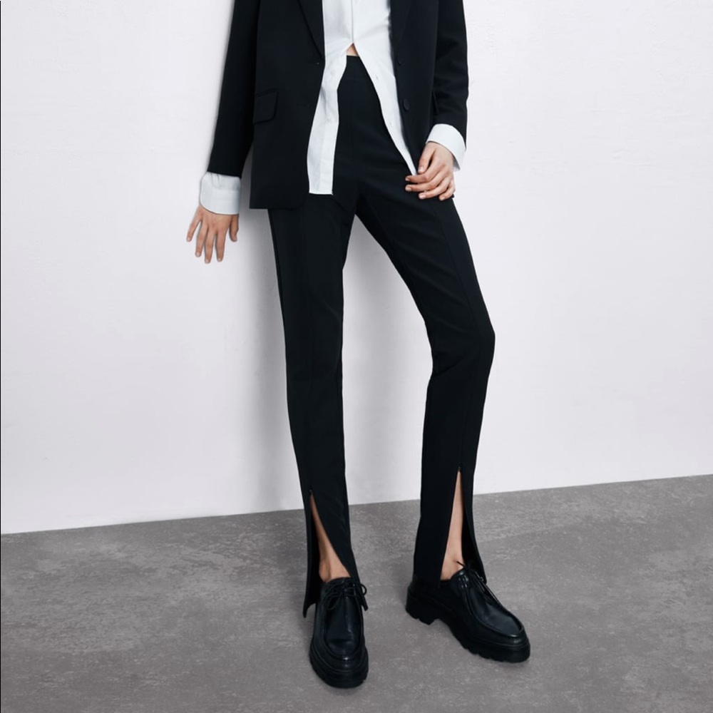 Zara Split Hem Pants